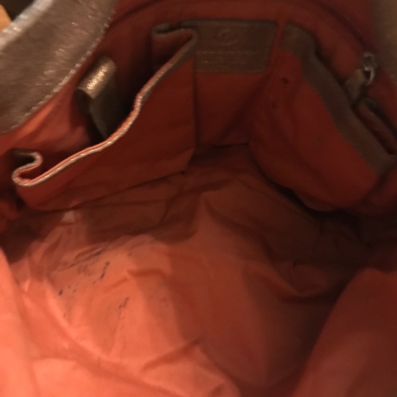 Offers?. Cole Haan Gold Suede Hobo bag - Picture 7 of 8